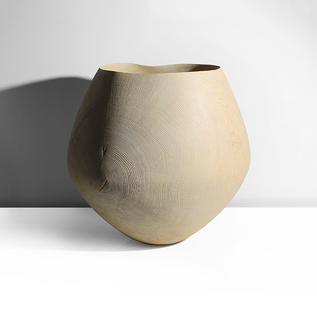 A wood vessel made by Friedemann Buehler in 2012