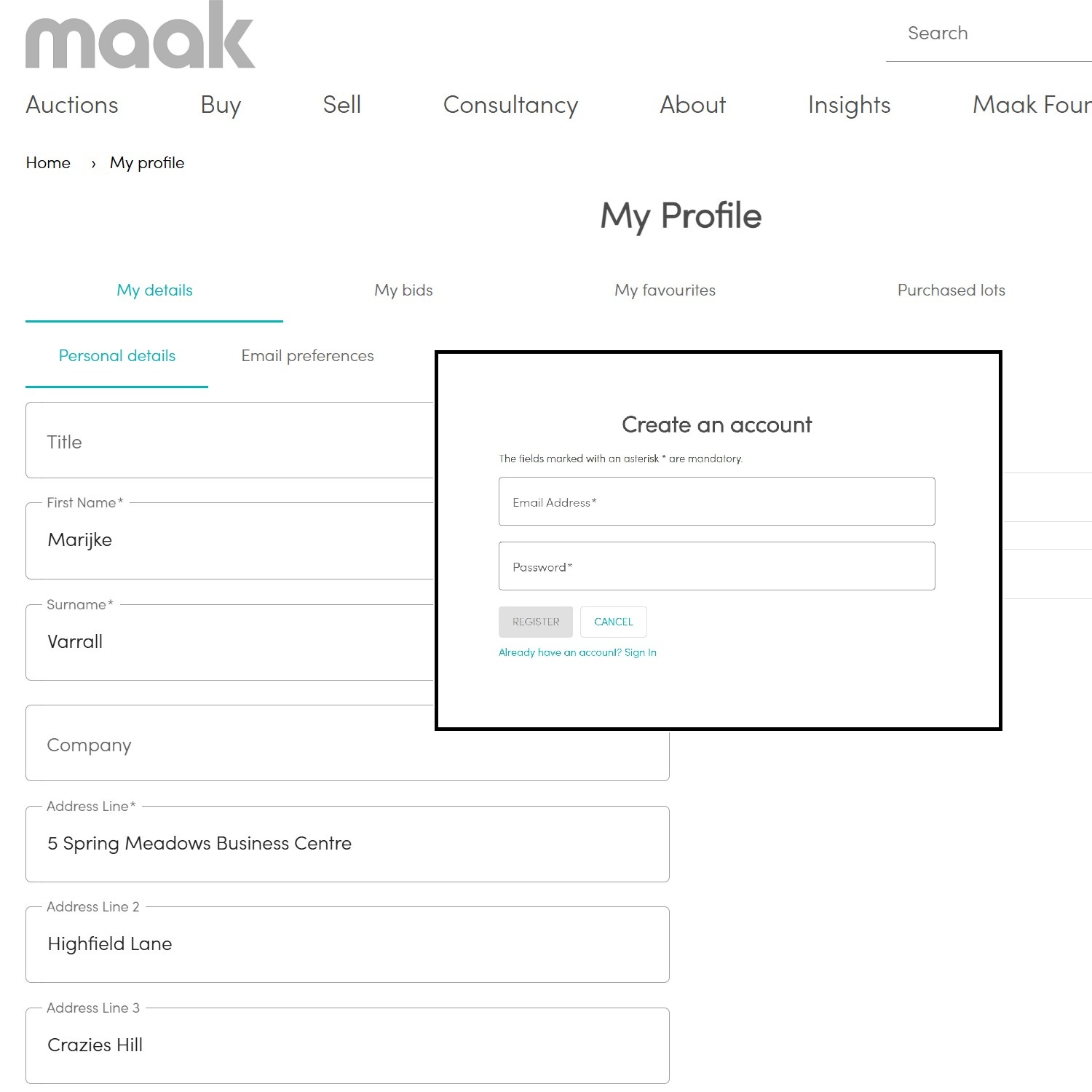 Step 1 - Create an account
