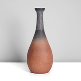 A stoneware tamba bottle vase made by Ichino Masahiko in 2001 sold at auction by Maak