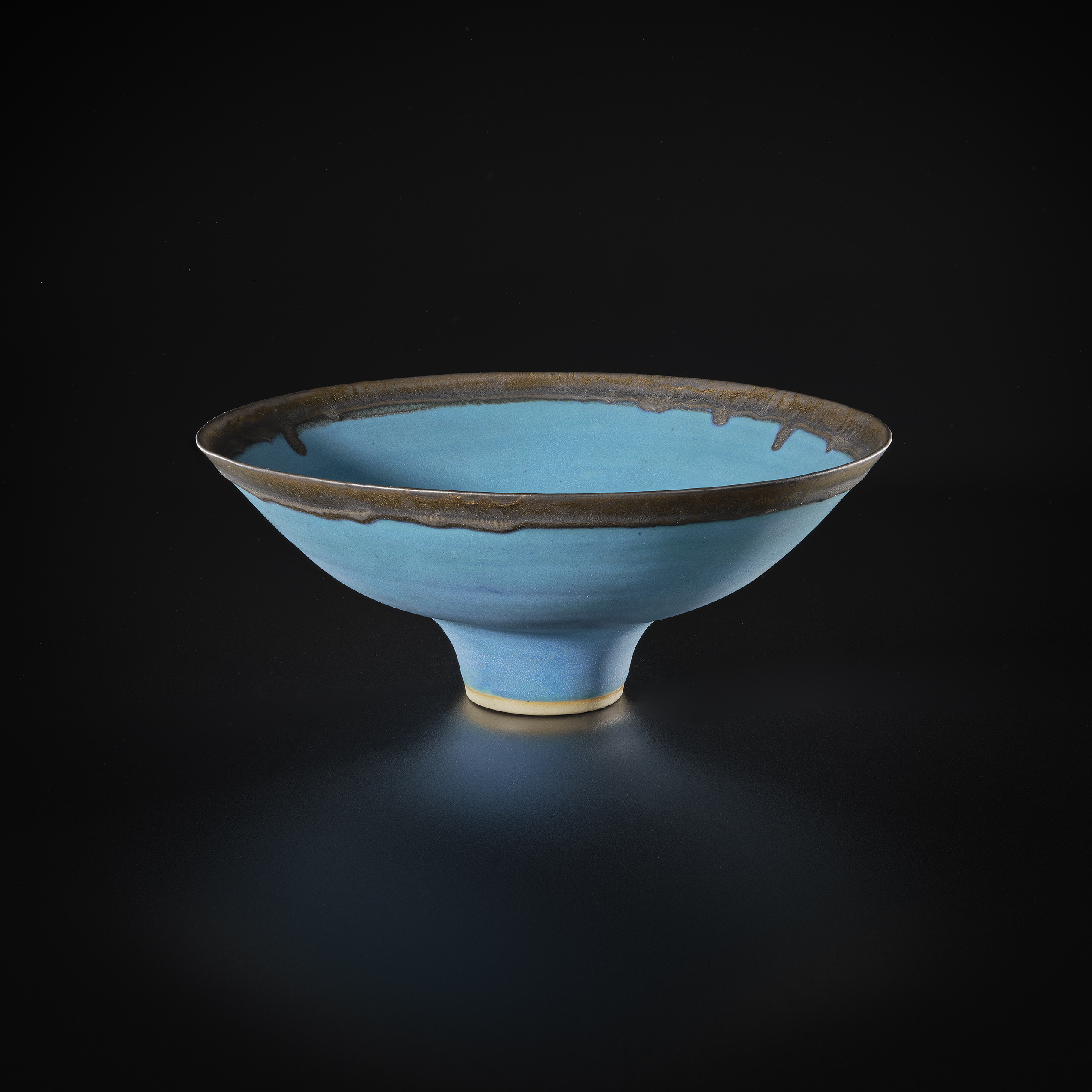Lucie Rie | Large Footed Bowl, circa 1980