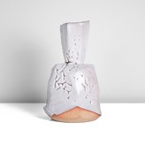 A white hagi stoneware vase made by Kaneta Masanao sold at auction by Maak