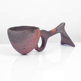 A Bizen Choshi or Sake Ladle made by Wakimoto Hiroyuki sold at auction by Maak